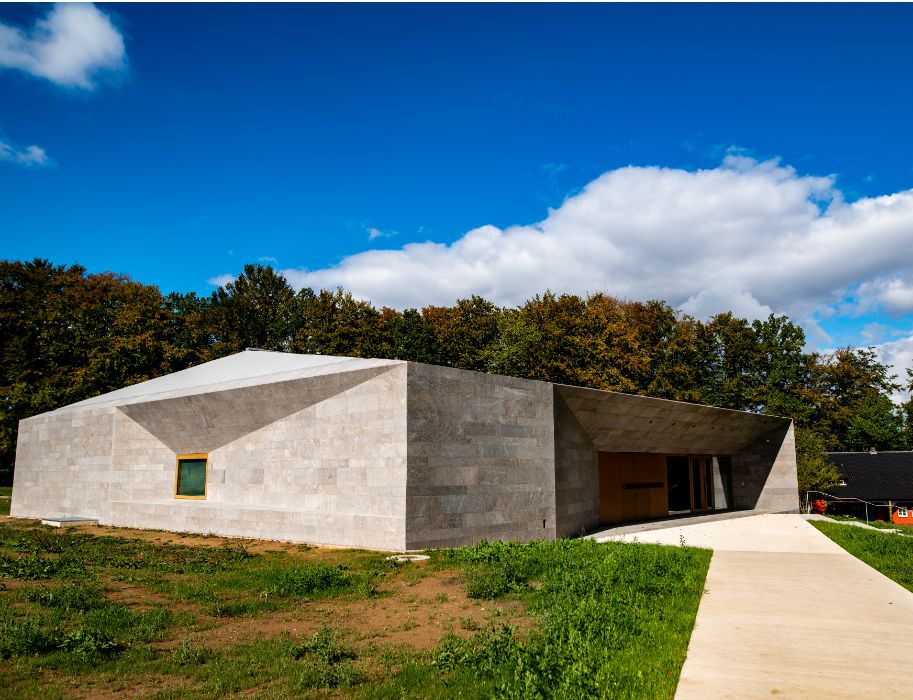 The Peter August Böckstiegel Museum, newly opened in 2018, designed by H.S.D. Architekten from Lemgo