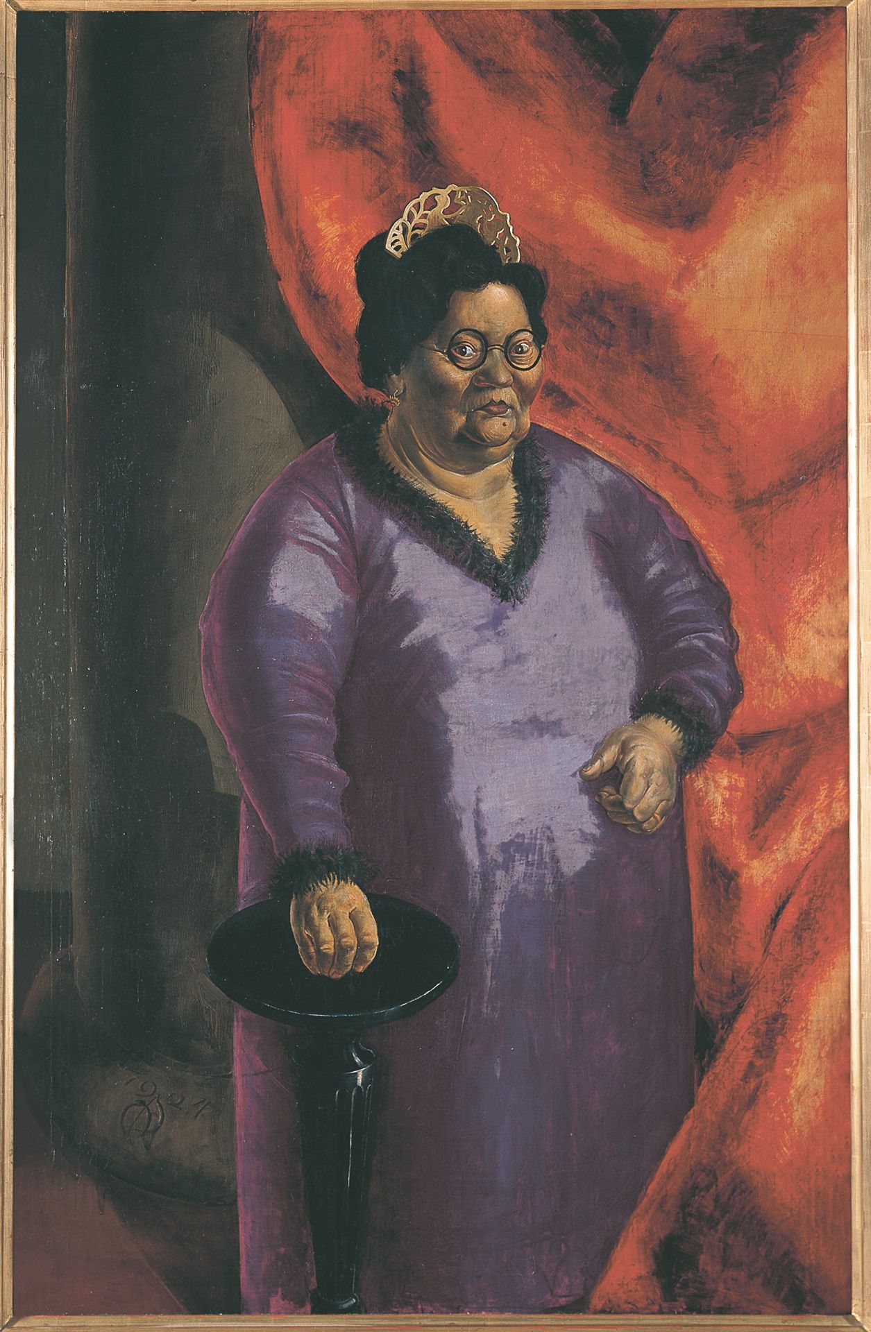 Otto Dix: Porträt der Kunsthändlerin Johanna Ey, 1924, Öl auf Leinwand, 140 cm x 90 cm, Kunstsammlung Nordrhein-Westfalen, Düsseldorf, Otto Dix: Porträt der Kunsthändlerin Johanna Ey, 1924, Öl auf Leinwand, 140 cm x 90 cm, Kunstsammlung Nordrhein-Westfalen, Düsseldorf