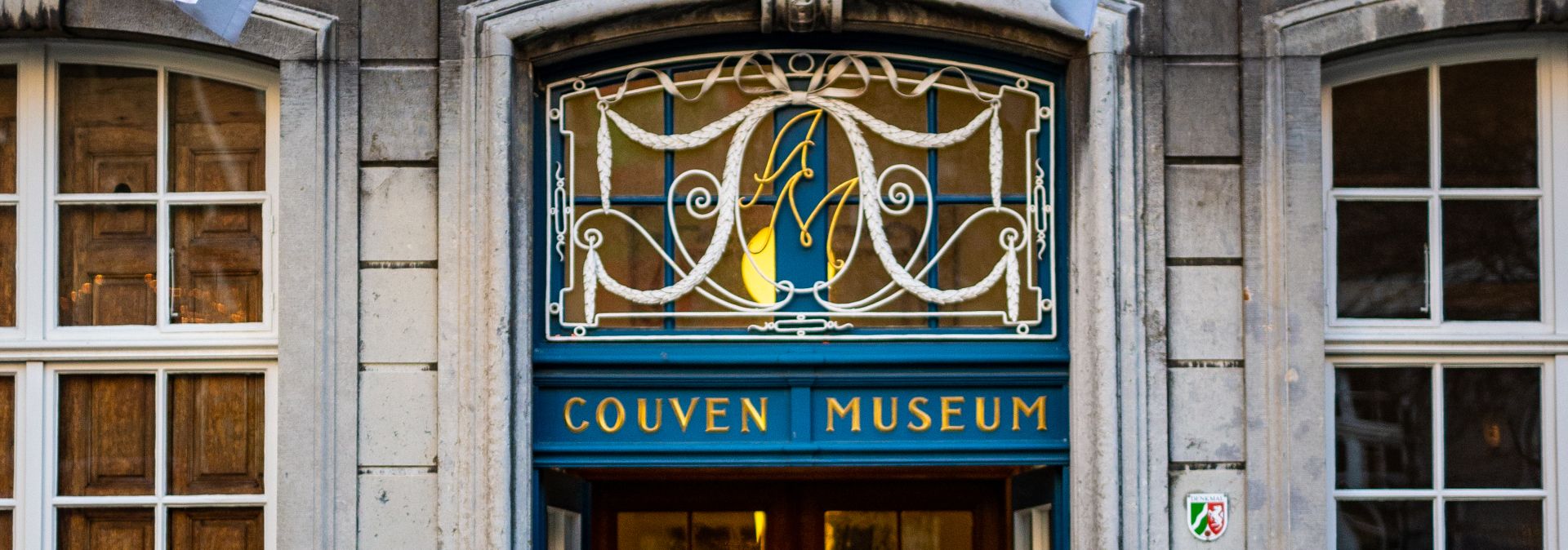 The entrance to the Couven Museum at Hühnermarkt in Aachen's historic old town