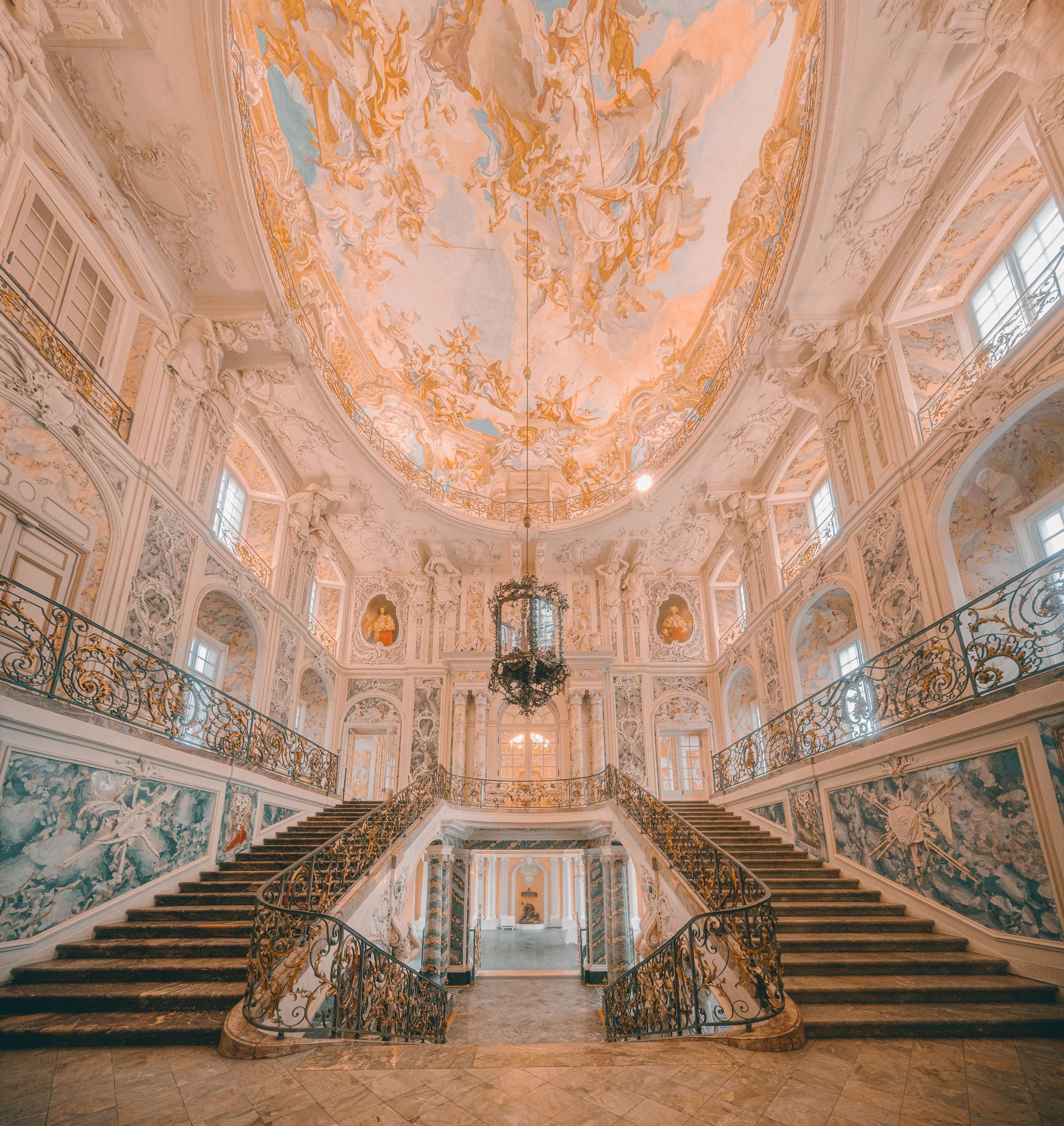 Johannes Höhn, Brühl Augustusburg Palace Baroque staircase