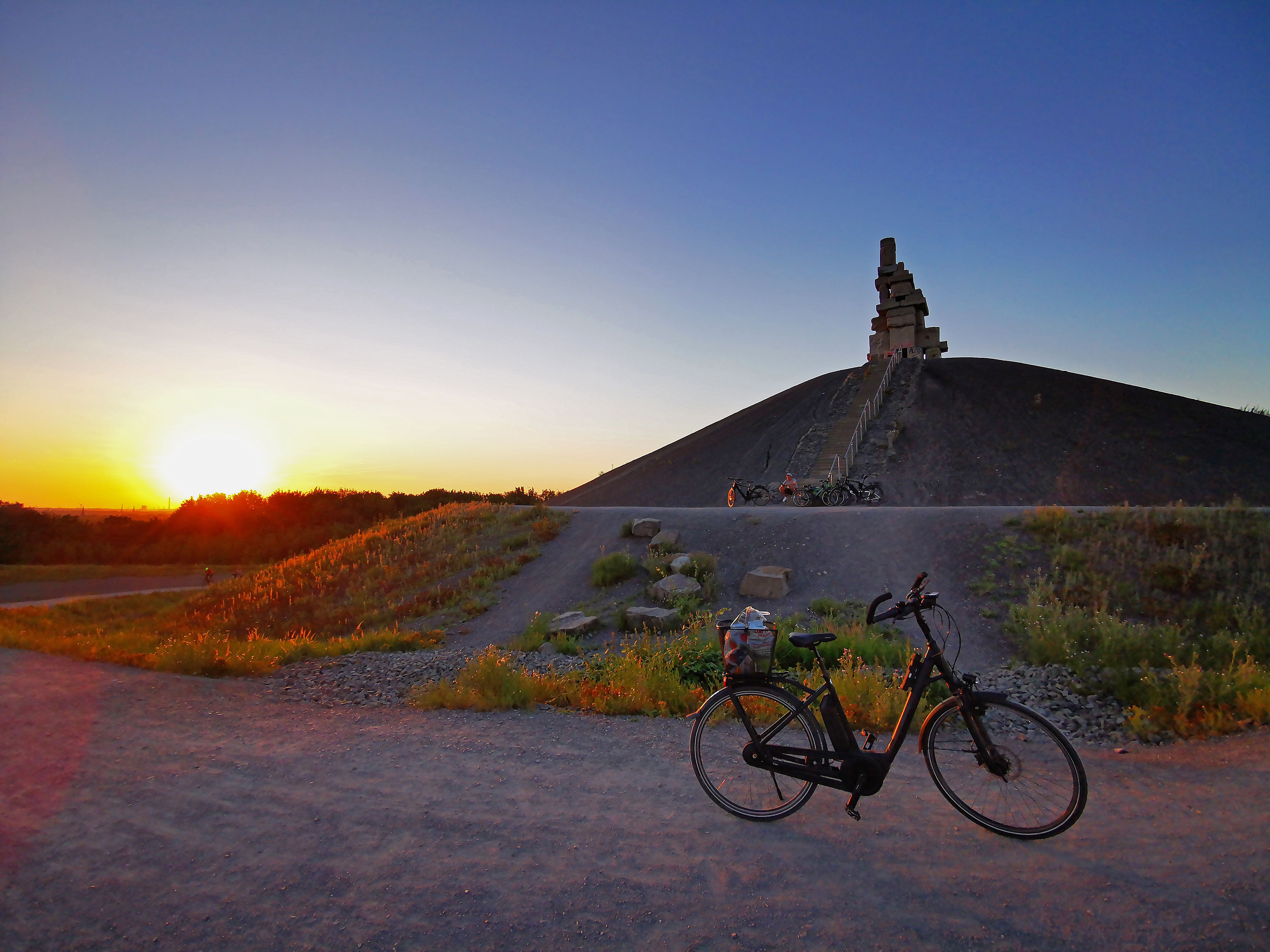 Haldenglück cycle route in the Ruhr region