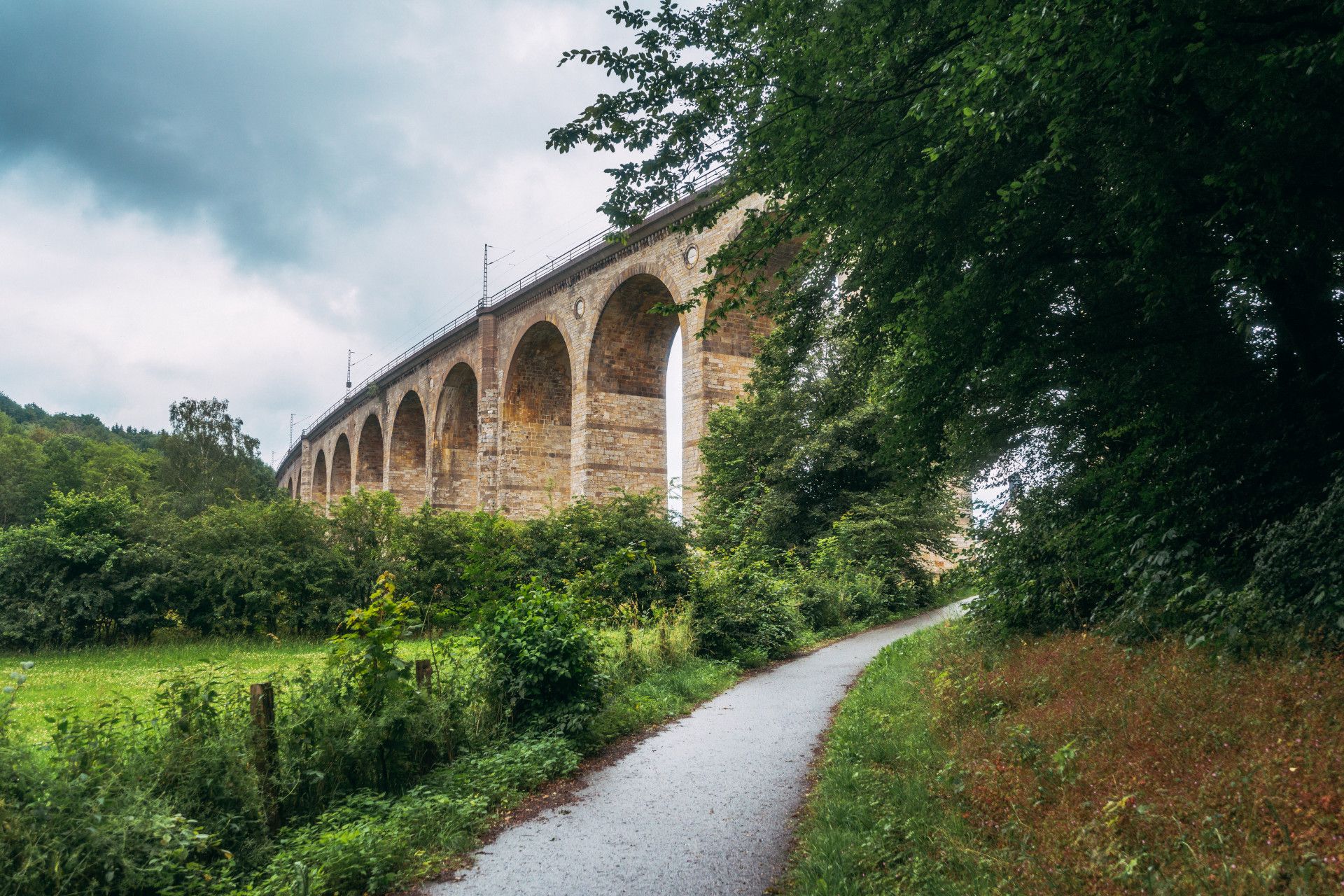 Viaduct with trees near Altenbecken