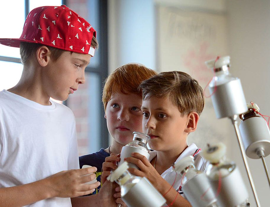 The smell tree is an exciting exhibit, especially for children