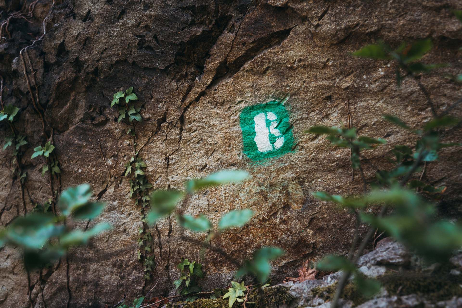 Beethoven hiking trail marker